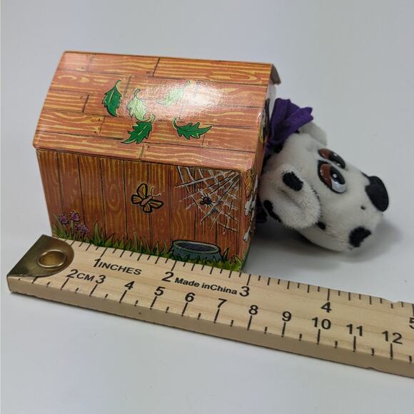 1998 Pound Puppies Plush 08/12 Dalmation Mary Meyer Puppy Dog Collectible Box - Picture 10 of 11